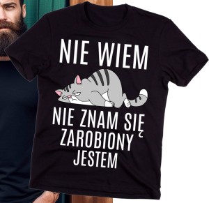 Czarna męska koszulka z fajnym nadrukiem bb.jpg