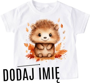 Koszulka z jeżem - dodaj imię
