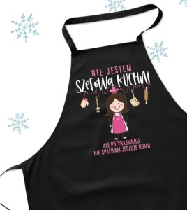 śmieszny fartuch na prezent