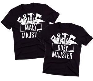 KOSZULKI DLA TATY I SYNA NAŁY MAJSTER DUŻY MAJSTER B.jpg