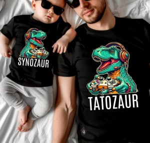 KOSZULKI DLA TATY I SYNA Z DINOZAURAMI.jpg