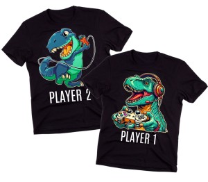 Koszulki dla taty i syna z dinozaurami  TATA I SYN Z BATERIAMI.jpg