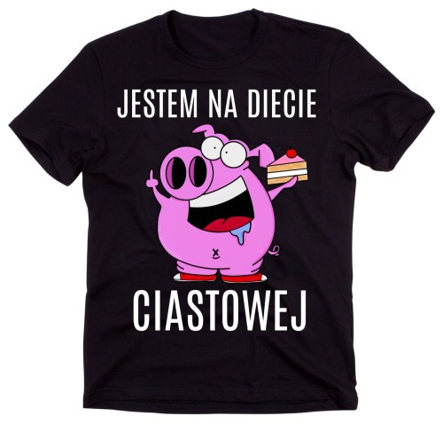 ŚMIESZNA KOSZULKA NA ŚWIĘTA - JESTEM NA DIECIE CIASTOWEJ.jpg