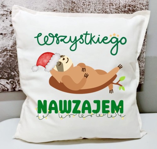 śmieszna poduszka na święta.jpg