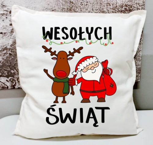 ŚWIĄTECZNA PODUSZKA WESOŁYCH ŚWIĄT.jpg