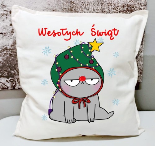 ŚWIĄTECZNA PODUSZKA WESOŁYCH ŚWIĄT.jpg