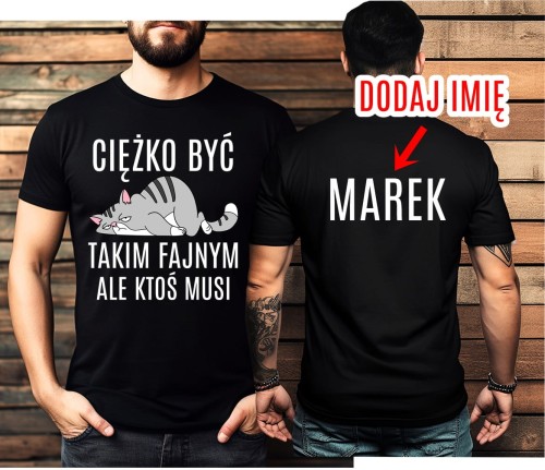 Męska koszulka na 40 urodziny z imieniem.jpg