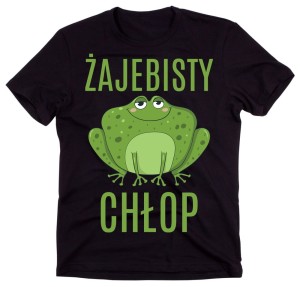 Męska koszulka na 40 urodziny ŻAJEBISTY CHŁOP V.jpg