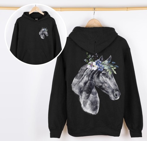 BLUZY Z KAPTUREM DLA DZIEWCZYNEK Z KONIEM B C.jpg