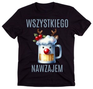 fajna męska świąteczna koszulka dla piwosza z piwem na prezent.jpg