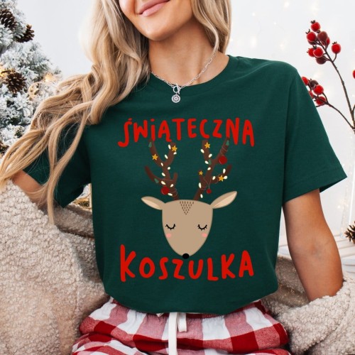 FAJNA ŚWIĄTECZNA KOSZULKA - ZIELONA.jpg