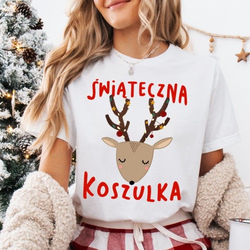 FAJNA ŚWIĄTECZNA KOSZULKA - ZIELONA.jpg