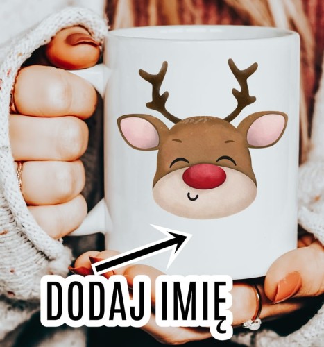 Kubki na mikołajki z imieniem na prezent mikołajkowy