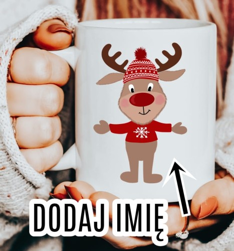 Kubki na mikołajki dla chłopca z imieniem na prezent mikołajkowy
