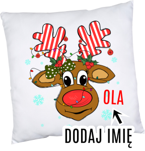 Poduszka na mikołajki klasowe z imieniem