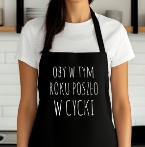 ŚMIESZNY ŚWIĄTECZNY FARTUCH - OBY W TYM ROKU POSZŁO W 