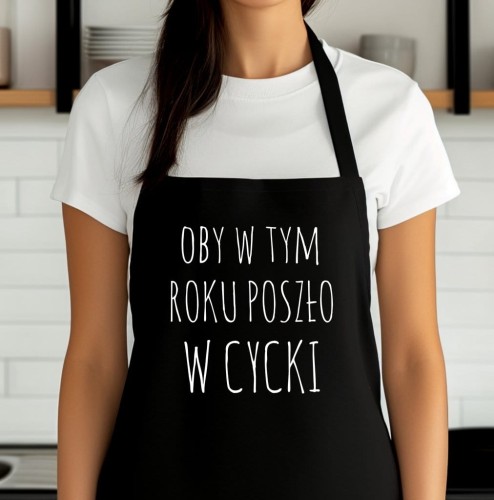 ŚMIESZNY ŚWIĄTECZNY FARTUCH - OBY W TYM ROKU POSZŁO W