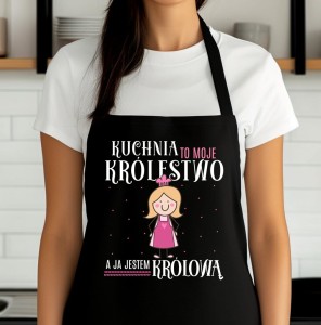 ŚMIESZNY ŚWIĄTECZNY FARTUCH Z NADRUKIEM DLA BLONDYNKI 