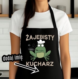 ŚMIESZNY FARTUCH NA PREZENT DLA KUCHARZA Z IMIENIEM 