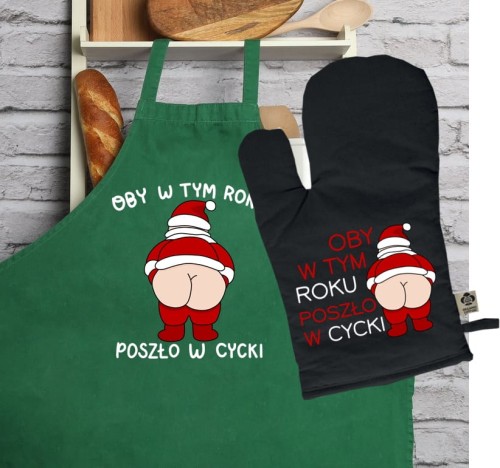 ZESTAW PREZENT NA ŚWIĘTA RĘKAWICA KUCHENNA ORAZ FARTUCH.jpg