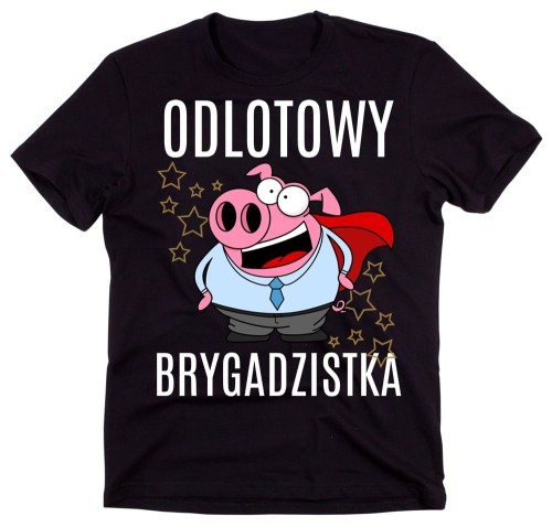 Koszulka dla BRYGADZISTY- ODLOTOWY BRYGADZISTA