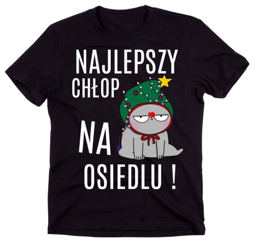 FAJNA MĘSKA KOSZULKA NA PREZENT - NAJLEPSZY CHŁOP