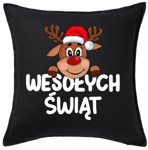 świąteczna poduszka z reniferem na prezent.jpg