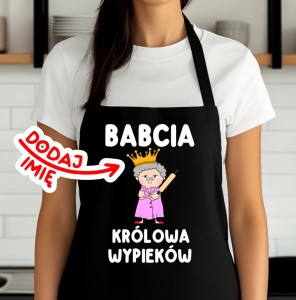 FARTUCH DLA BABCI - BABCIA KRÓLOWA WYPIEKÓW.jpg