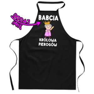 FARTUCH DLA BABCI - KRÓLOWA PIEROGÓW DLA BABCI NA PREZENT.jpg