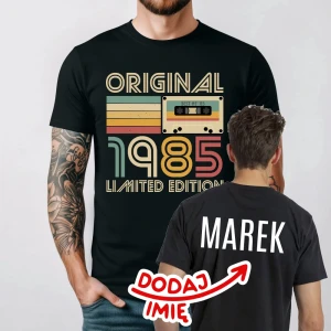 KOSZULKA NA CZTERDZIESTE URODZINY Z IMIENIEM.webp