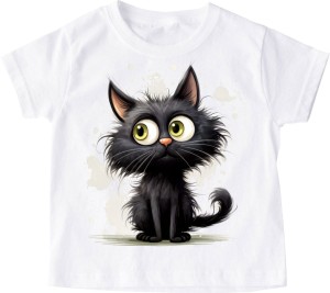 Koszulka z kotem dla dziecka KOTECZEK17