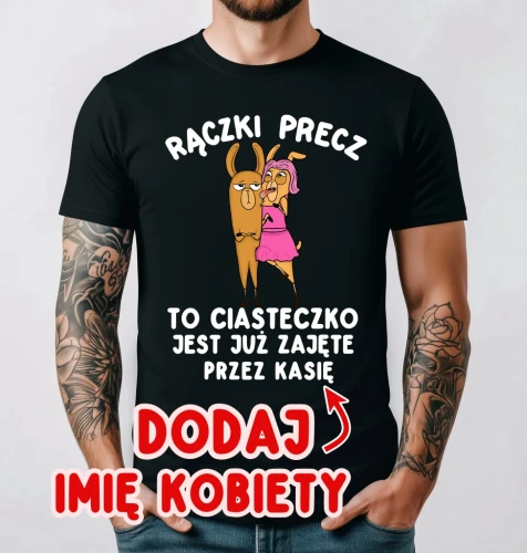 Koszulka dla chłopaka na walentynki - dodaj imię dziewczyny