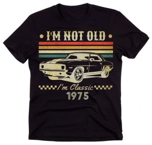 KOSZULKA NA 50 urodziny i'm not old 1975.webp