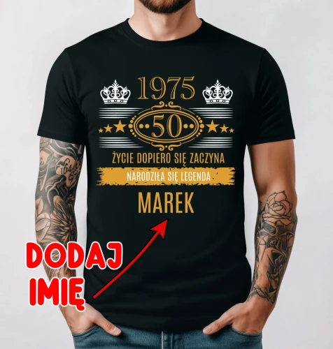 KOSZULKA CZARNA NA 50 letni U.webp