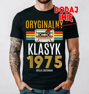 KOSZULKA MĘSKA NA 50 URODZINY NA PREZENT Z IMIENIEM.webp