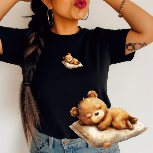 Czarna damska koszulka.png