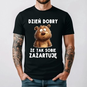 fajna męska koszulka na prezent dzień dobry, że tak sobie zażartuję.jpg