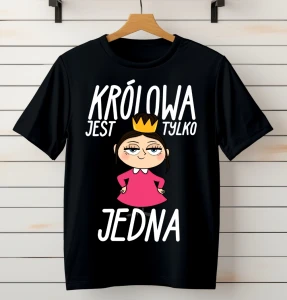 koszulka damska królowa jest tylko jedna.webp