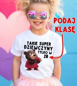 KOSZULKA DZIECIĘCA TAKIE SUPER DZIWCZYNY.webp