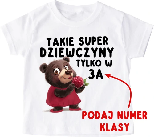 koszulka dziecięca na dzień kobiet takie super dziewczyny tylko w.webp