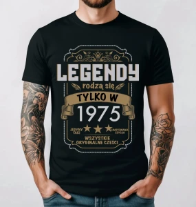 męska Koszulka na 50 LEGENDY 1975