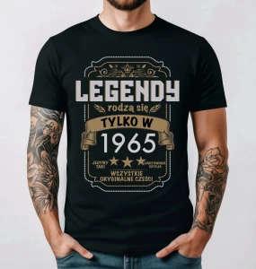 męska Koszulka na 60 LEGENDY 1965