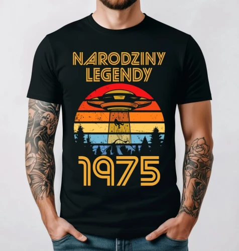 Koszulka na 50 urodziny MĘSKA KOSZULKA NA 50 URODZINY 1975
