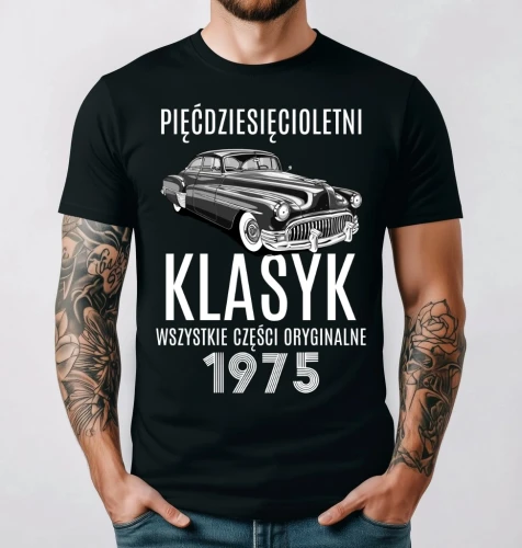 męska koszulka na 50 urodziny 50 letni klasyk