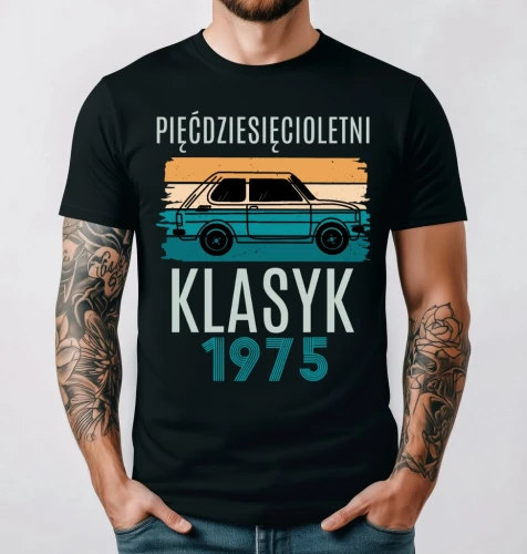 KOSZULKA NA 50 Urodziny - męska na 50 prezent