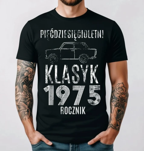 męska koszulka na 50 urodziny 50 LETNI KLASYK