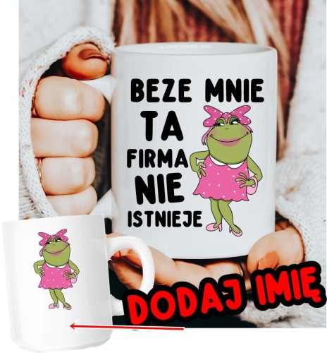 Kubki dla koleżanek z pracy na dzień kobiet z imieniem.JPG