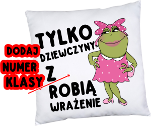 Poduszki dla koleżanek z klasy na dzień kobiet 