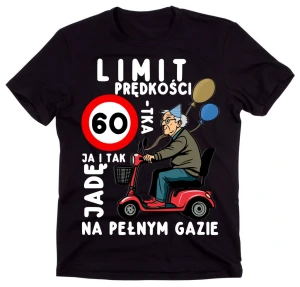 LIMIT PRĘDKOŚCI 60 KOSZULKA NA 60 URODZINY.webp