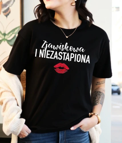 koszulka damska zjawiskowa i niezastąpiona.webp